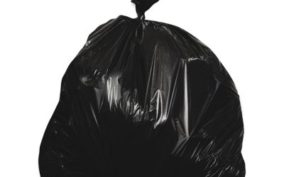 Linear Low-Density Can Liners, 33 Gal, 0.9 Mil, 33 X 39, Black, 150/carton