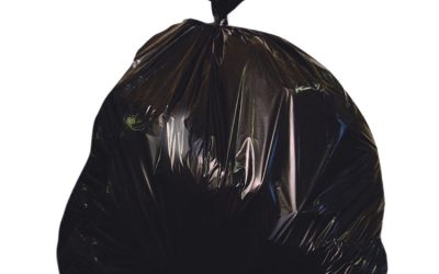 Linear Low-Density Can Liners, 60 Gal, 1.25 Mil, 38″ X 58″, Black, 100/carton