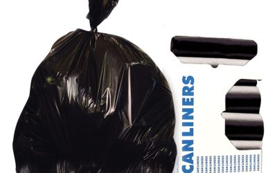 Low-Density Repro Can Liner, 45 Gal, 1.2 Mil, 40″ X 46″, Black, 100/carton