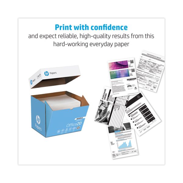Office20 Paper, 92 Bright, 20 lb Bond Weight, 8.5 x 11, White, 2, 500/Carton - Image 3