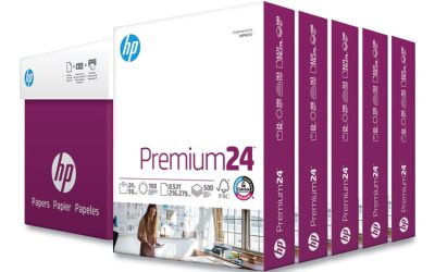 Premium24 Paper, 98 Bright, 24 lb Bond Weight, 8.5 x 11, Ultra White, 500 Sheets/Ream, 5 Reams/Carton