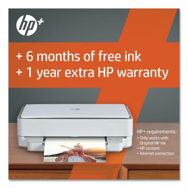 Envy 6055e Wireless All-In-One Inkjet Printer, Copy/print/scan - Image 5