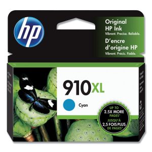 HP 910xl, (3yl62an) High-Yield Cyan Original Ink Cartridge