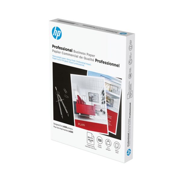 Professional Business Paper, 52 lb Bond Weight, 8.5 x 11, Glossy White, 150/Pack - Image 2