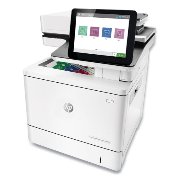 Laserjet Enterprise Flow Mfp M578c Multifunction Printer, Copy/fax/print/scan - Image 2