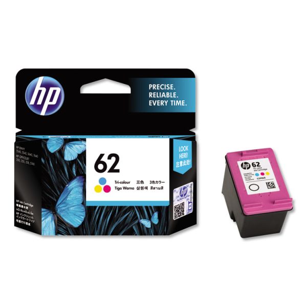 HP 62, (c2p06an) Tri-Color Original Ink Cartridge - Image 2
