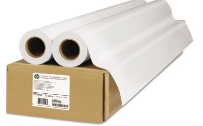 Premium Matte Polypropylene Paper, 2″ Core, 42″ X 75 Ft, Matte White, 2/pack