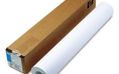 Designjet Inkjet Large Format Paper, 4.5 Mil, 24″ X 150 Ft, Coated White