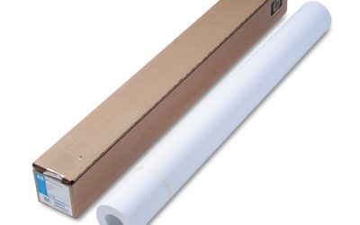 Designjet Inkjet Large Format Paper, 4.5 Mil, 36″ X 150 Ft, Coated White