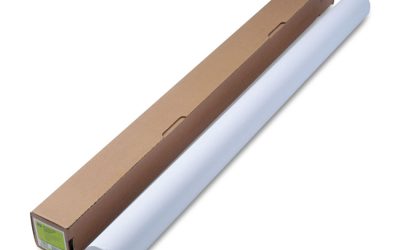 Designjet Large Format Paper For Inkjet Prints, 54″ X 100 Ft, Coated White