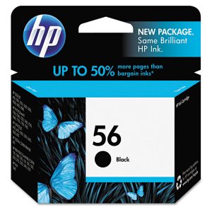 HP 56, (c6656an) Black Original Ink Cartridge