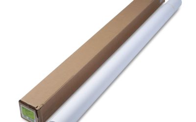 Designjet Large Format Paper For Inkjet Prints, 60″ X 100 Ft, Coated White