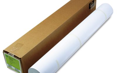 Designjet Inkjet Large Format Paper, 4.5 Mil, 36″ X 300 Ft, Coated White