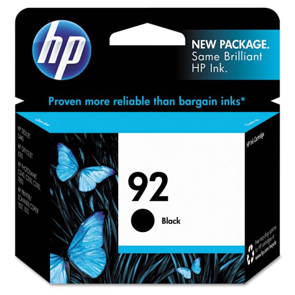 HP 92, (c9362wn) Black Original Ink Cartridge