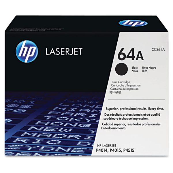 HP 64a, (cc364a) Black Original Laserjet Toner Cartridge