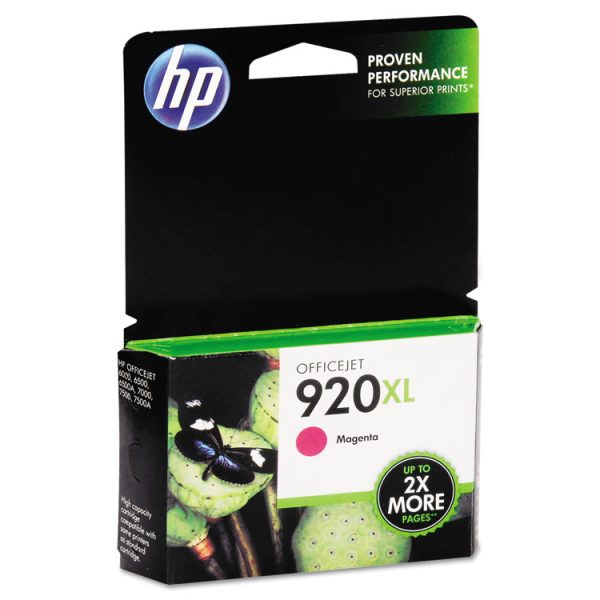 HP 920xl, (cd973an) High-Yield Magenta Original Ink Cartridge