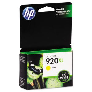 HP 920xl, (cd974an) High-Yield Yellow Original Ink Cartridge