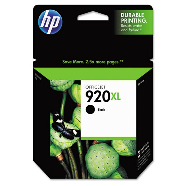 HP 920xl, (cd975an) High-Yield Black Original Ink Cartridge