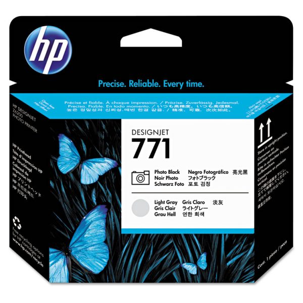 HP 771, (ce020a) Light Gray/photo Black Printhead