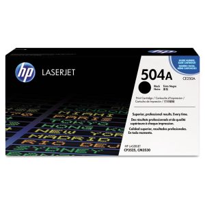 HP 504a, (ce250a) Black Original Laserjet Toner Cartridge
