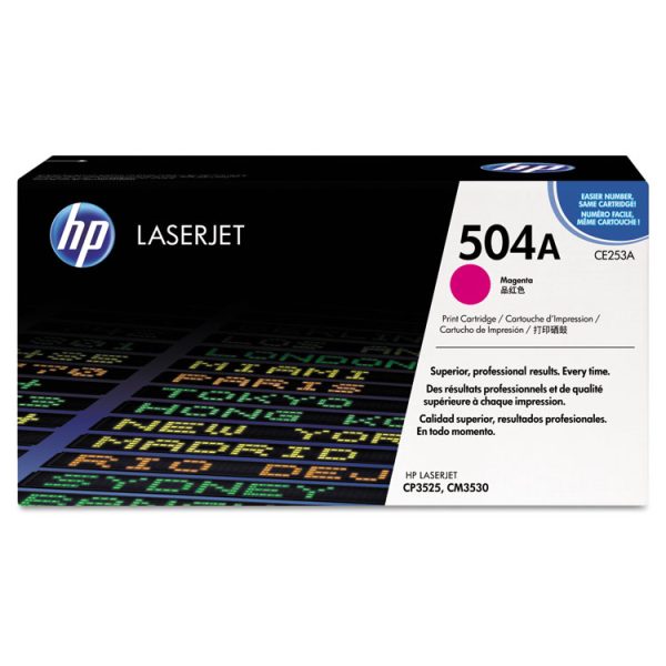 HP 504a, (ce253a) Magenta Original Laserjet Toner Cartridge