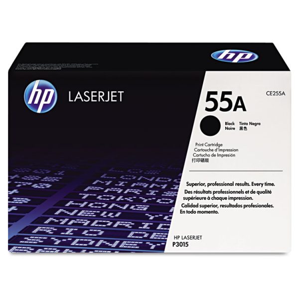 HP 55a, (ce255a) Black Original Laserjet Toner Cartridge