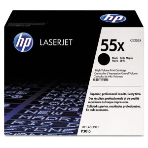 HP 55x, (ce255x) High-Yield Black Original Laserjet Toner Cartridge