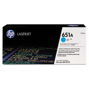 HP 651a, (ce341a) Cyan Original Laserjet Toner Cartridge