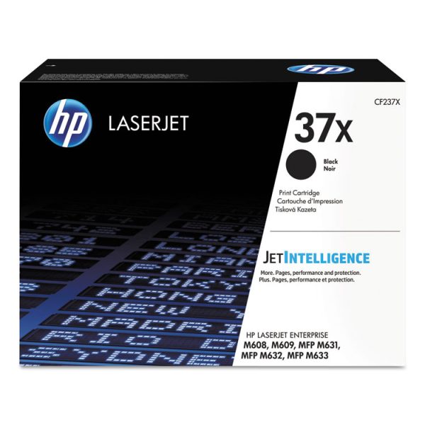 HP 37x, (cf237x) High-Yield Black Original Laserjet Toner Cartridge