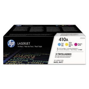 HP 410a, (cf251a-M) 3-Pack Cyan/magenta/yellow Original Laserjet Toner Cartridges