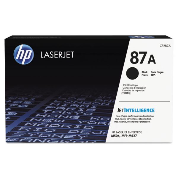 HP 87a, (cf287a) Black Original Laserjet Toner Cartridge