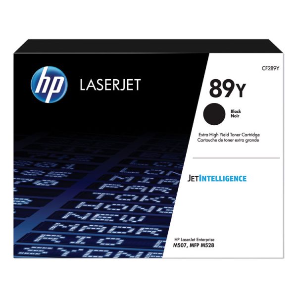 HP 89y, (cf289y) Extra High-Yield Black Original Laserjet Toner Cartridge