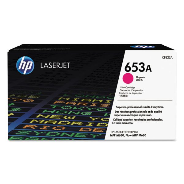 HP 653a, (cf323a) Magenta Original Laserjet Toner Cartridge