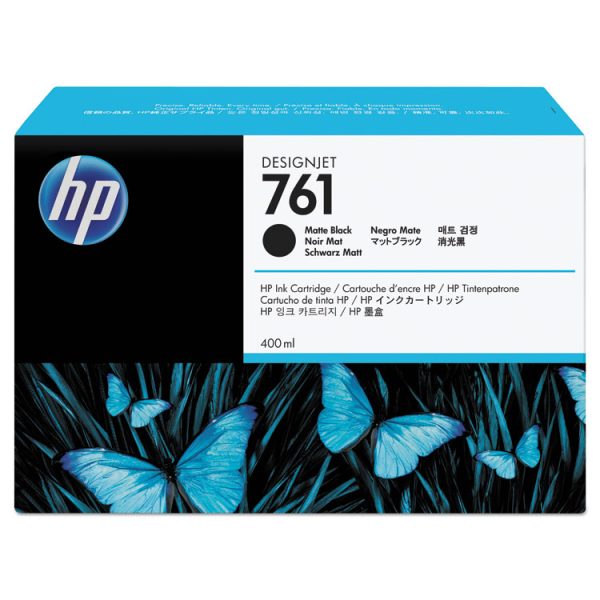 HP 761, (cm991a) Matte Black Original Ink Cartridge