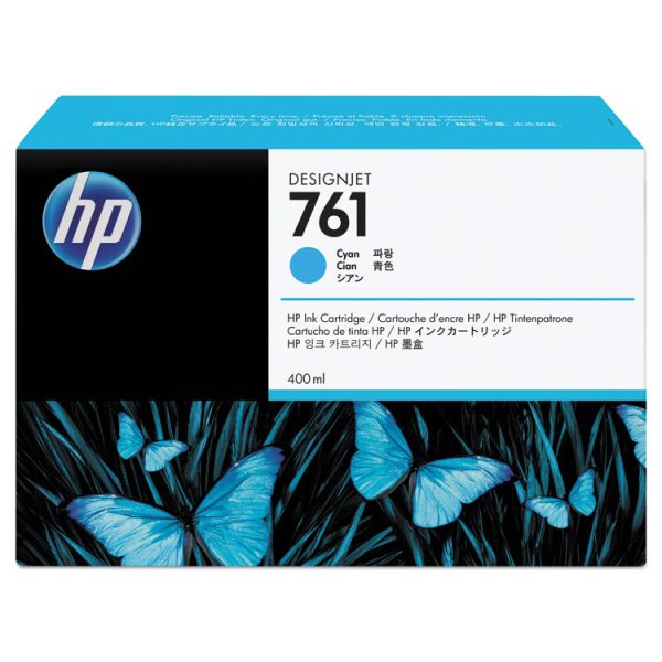 HP 761, (cm994a) Cyan Original Ink Cartridge