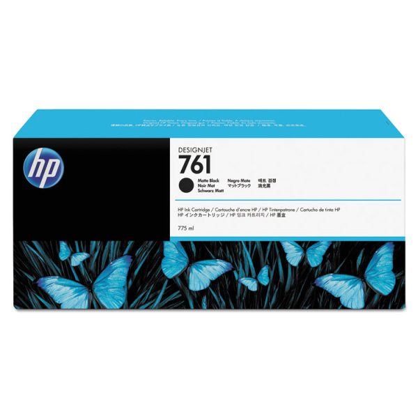 HP 761, (cm997a) Matte Black Original Ink Cartridge