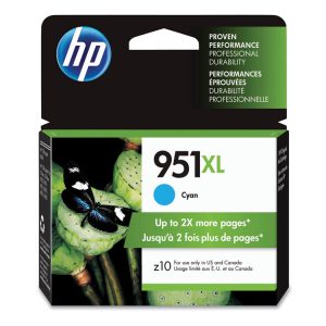 HP 951xl, (cn046an) High-Yield Cyan Original Ink Cartridge
