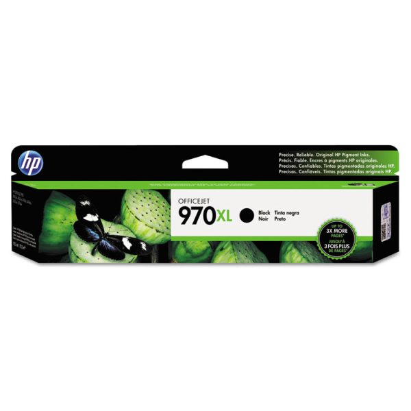 HP 970xl, (cn625am) High-Yield Black Original Ink Cartridge