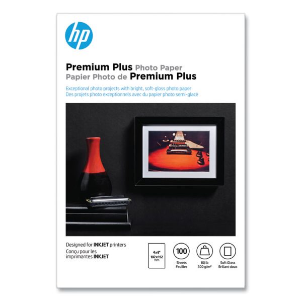 Premium Plus Photo Paper, 11.5 Mil, 4 X 6, Soft-Gloss White, 100/pack - Image 2
