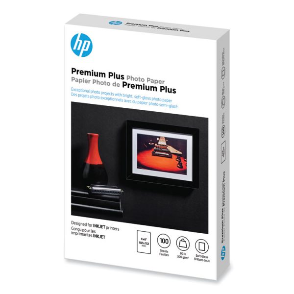 Premium Plus Photo Paper, 11.5 Mil, 4 X 6, Soft-Gloss White, 100/pack - Image 4