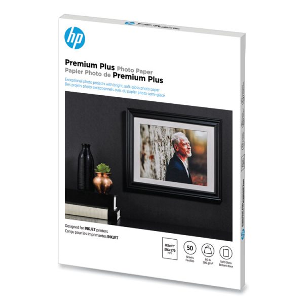 Premium Plus Photo Paper, 11.5 Mil, 8.5 X 11, Soft-Gloss White, 50/pack - Image 4