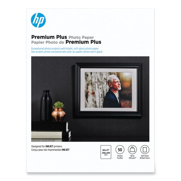 Premium Plus Photo Paper, 11.5 Mil, 8.5 X 11, Soft-Gloss White, 50/pack - Image 3