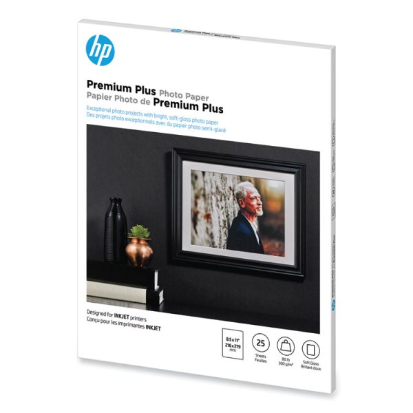 Premium Plus Photo Paper, 11.5 Mil, 8.5 X 11, Soft-Gloss White, 25/pack - Image 4