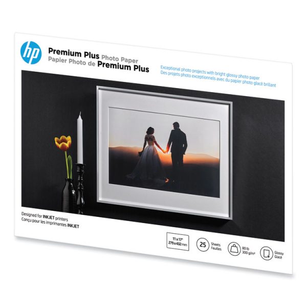 Premium Plus Photo Paper, 11.5 Mil, 11 X 17, Glossy White, 25/pack - Image 4