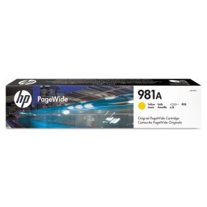 HP 981a, (j3m70a) Yellow Original Pagewide Cartridge