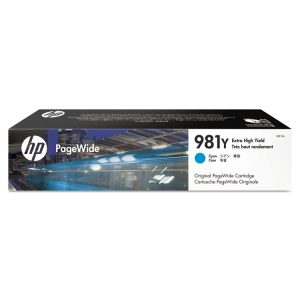 HP 981y, (l0r13a) Extra High-Yield Cyan Original Pagewide Cartridge