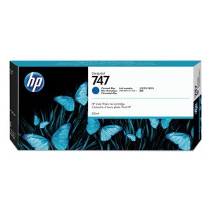 HP 747, (p2v85a) Chromatic Blue Original Ink Cartridge