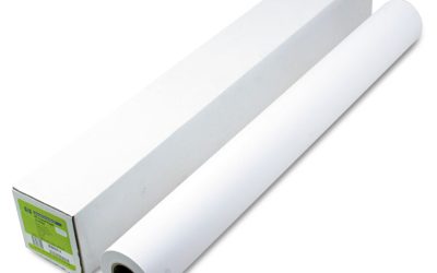 Designjet Inkjet Large Format Paper, 4.9 Mil, 36″ X 150 Ft, Coated White