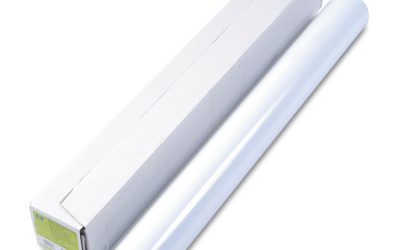 Designjet Large Format Paper For Inkjet Prints, 7 Mil, 36″ X 100 Ft, Satin White