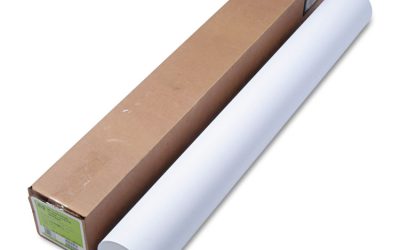 Designjet Inkjet Large Format Paper, 6.6 Mil, 42″ X 225 Ft, Coated White